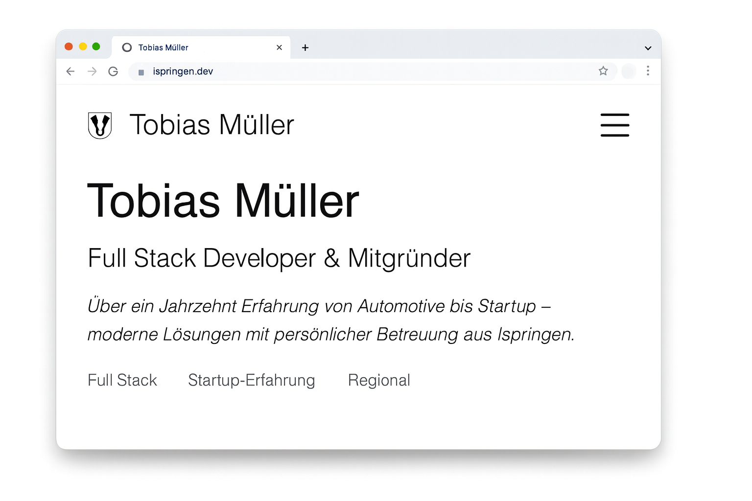 ispringen.dev – Architektur und Learnings eines statischen Portfolios